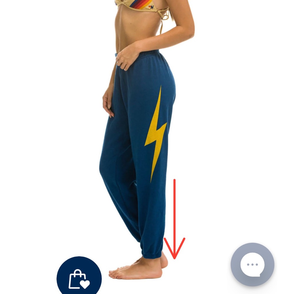 Aviator Nation Bolt Sweatpants L NWT